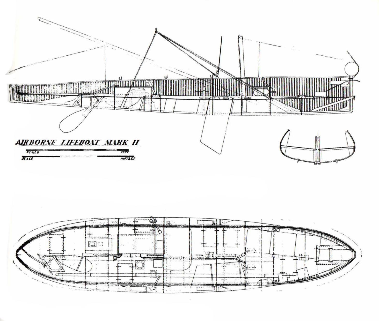 Mk II line drawing profile and plan